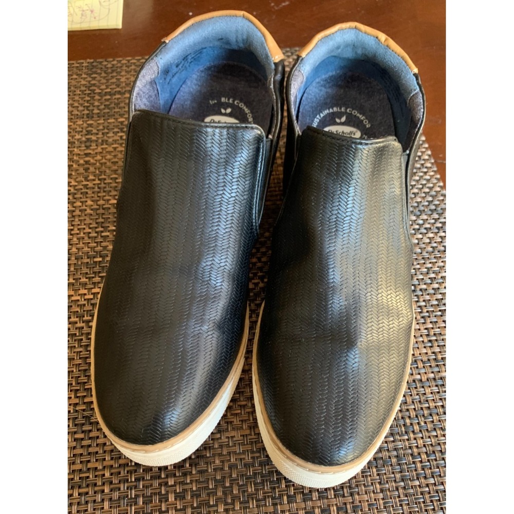 Dr. Scholls Women‎ Black Slip on "Sustainable Comfort" Sz 8 1/2